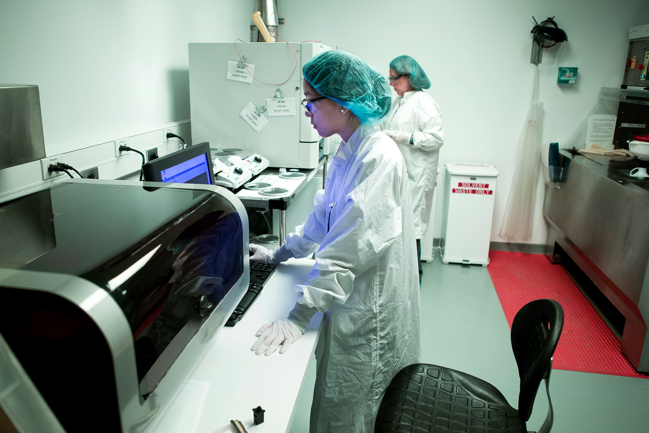 Nanotechnology-People working in the lab.