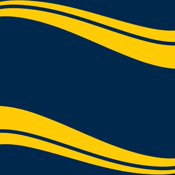 Blue background with Yellow waves