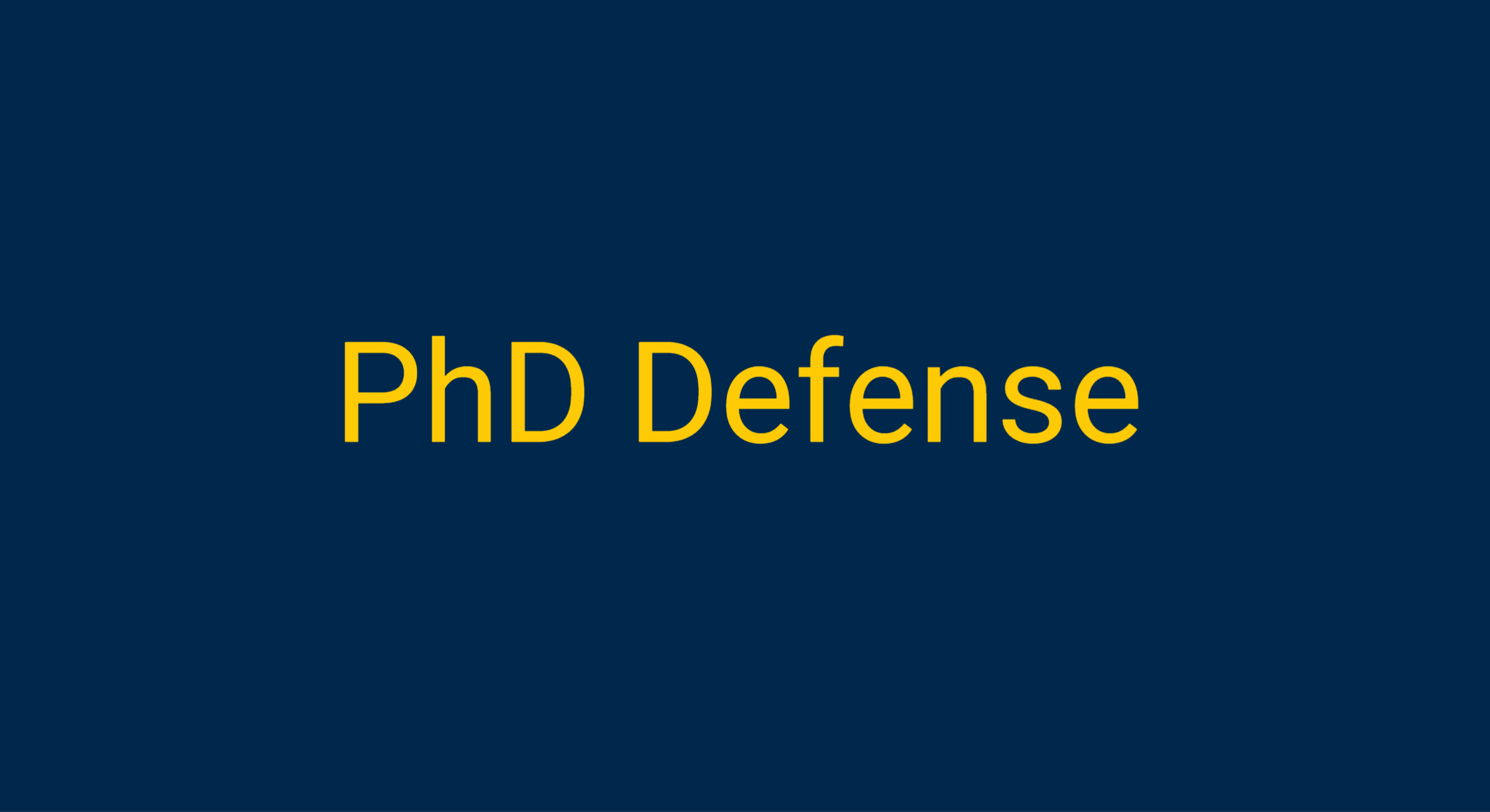 Header: Phd Defense