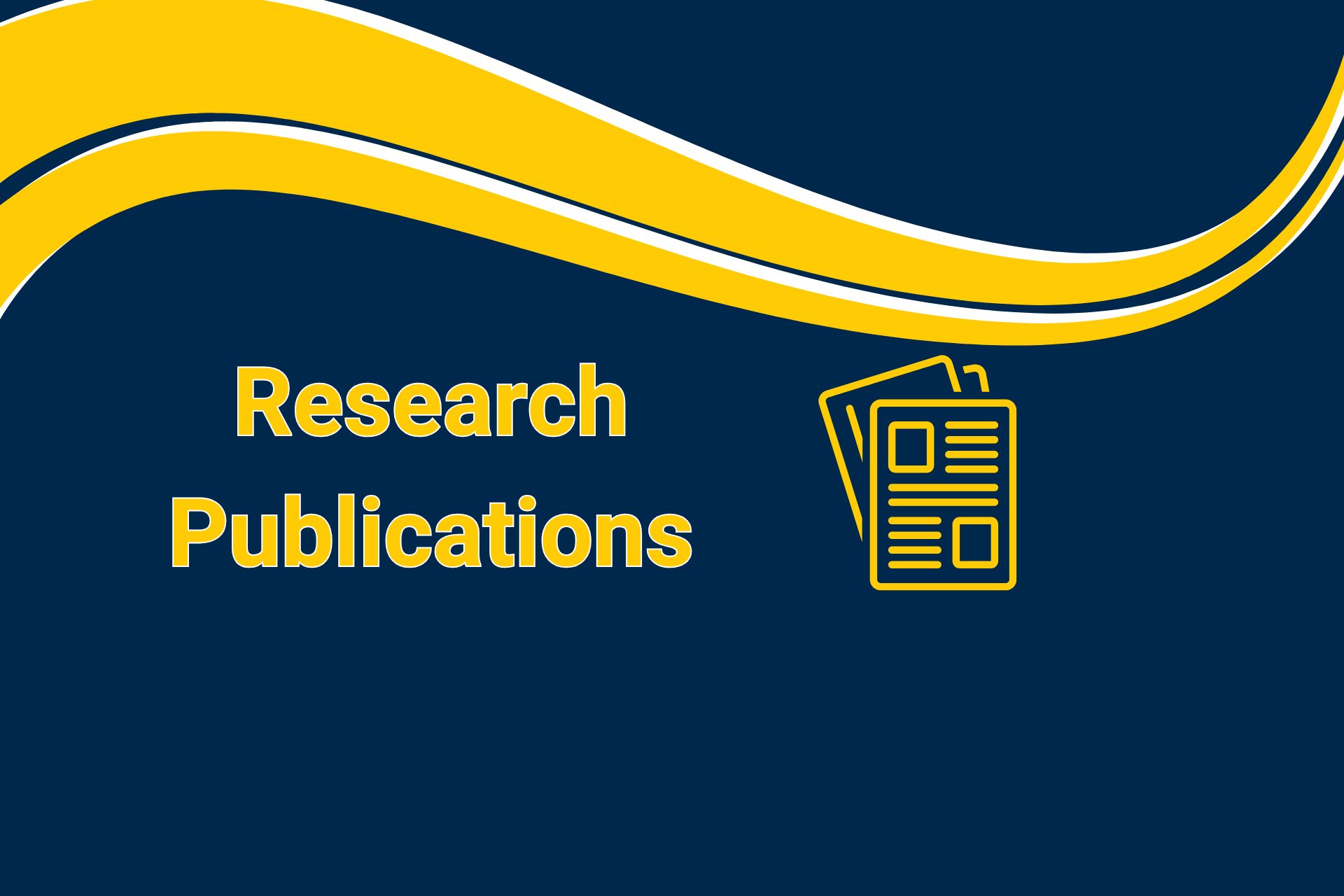 Research Publications Header