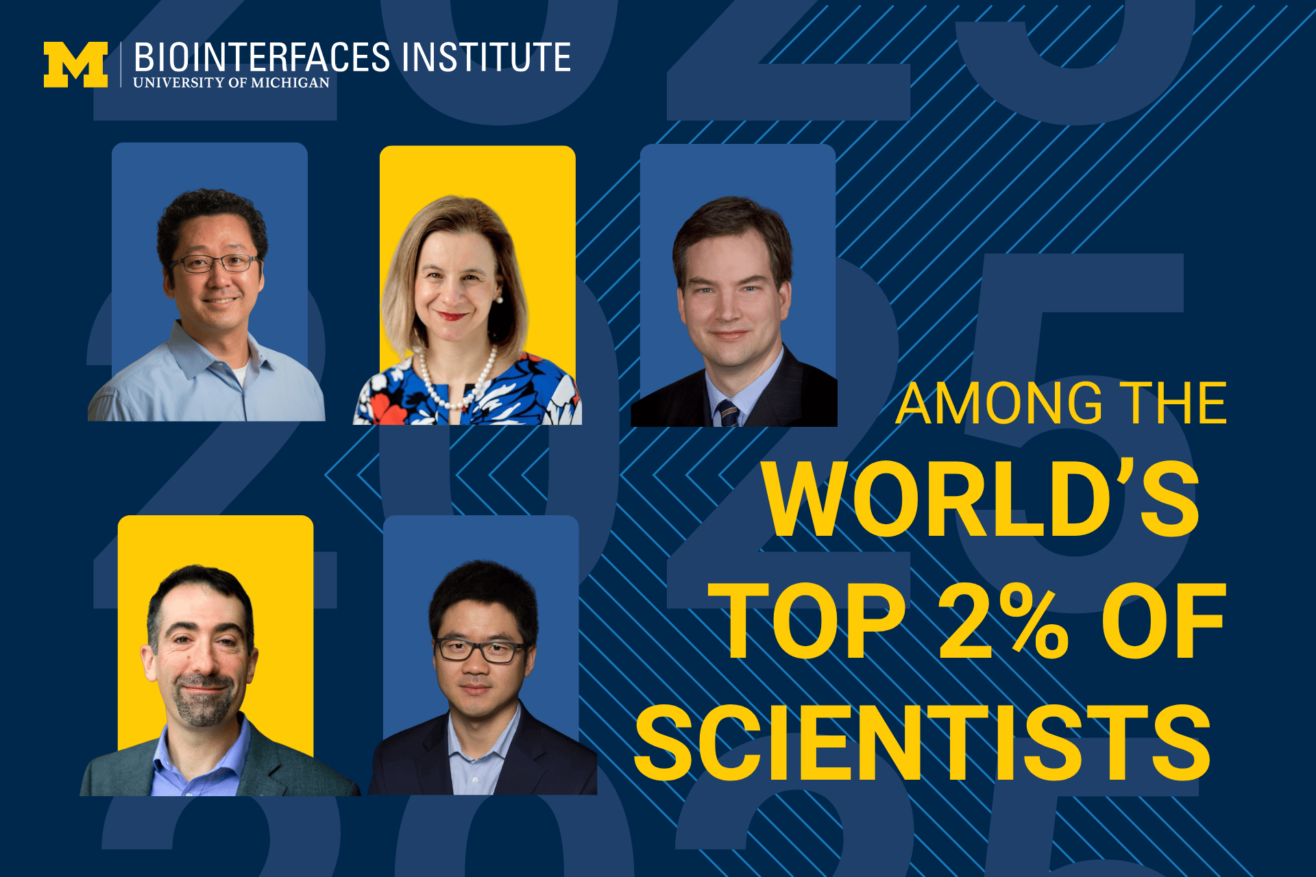Dr. James Moon, Dr. Steven Schwendeman, Dr. Anna Schwendeman, Dr. Guizhi (Julian) Zhu, and Dr. Peter Tessier